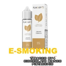 CREAMY TOBACCO AROMA SHOT 20 ML FLAVOURAGE TABACCO RY4 CIOCCOLATO BIANCO PISTACCHIO