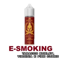 DECIMO AROMA SHOT 10 ML IN 60 ML ROYAL BLEND TABACCO VIRGINIA TABACCO BURLEY TABACCO DARK FIRE CURED