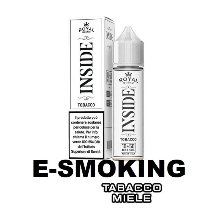 ROYAL BLEND Inside Aroma Shot 10 ml in 60 ml - Tabacco e Miele