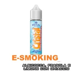 ROYAL BLEND Cristal Aroma Shot 10 ml in 60 ml - Albicocca, Fragola, Limone Extra Ice