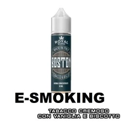 BOSTON AROMA SHOT 10 ML IN 60 ML ROYAL BLEND VANIGLIA TABACCO BISCOTTO