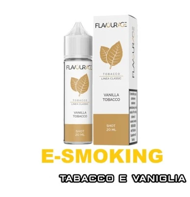VANILLA TOBACCO AROMA SHOT 20 ML FLAVOURAGE TABACCO VANIGLIA Flavourage 1 - E-Smoking di Fiacco Marco 