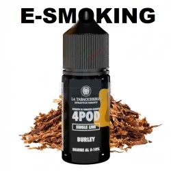 BURLEY EXTRA DRY 4POD AROMA CONCENTRATO 10ML LA TABACCHERIA TABACCO BURLEY