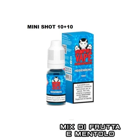 HEISENBERG AROMA MINI SHOT 10 10 ML VAMPIRE VAPE