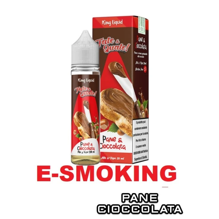 TALE & QUALE PANE E CIOCCOLATA MIX&VAPE 20 ML KING LIQUID PANE CIOCCOLATO