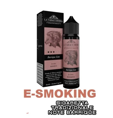E-CIG RISERVA EXTRA DRY 4POD BARRIQUE LINE AROMA SHOT 20 ML LA TABACCHERIA TABACCO SIGARETTA NOTE BARRIQUE LA TABACCHERIA 1 - E-