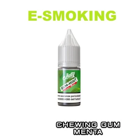 GUM MINT AROMA CONCENTRATO 10ML JUSTY FLAVOR CHEWING GUM MENTA