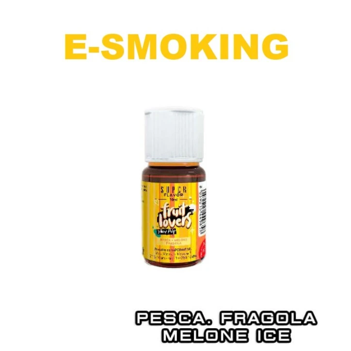 YELLOW PULP AROMA 10 ML SUPER FLAVOR MELONE FRAGOLA PESCA