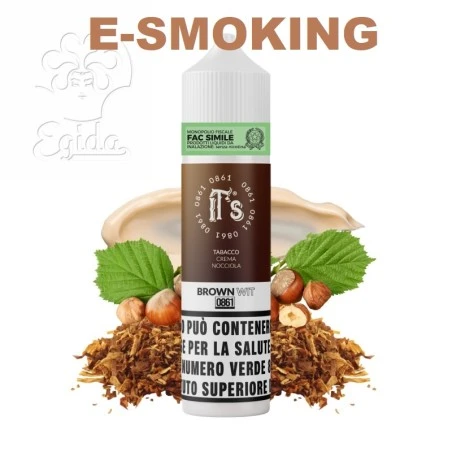 IT'S BRWN WIT AROMA SHOT 10/60ML TO BE PHARMA TABACCO AROMATIZZATO ALLA CREMA DI NOCCIOLE