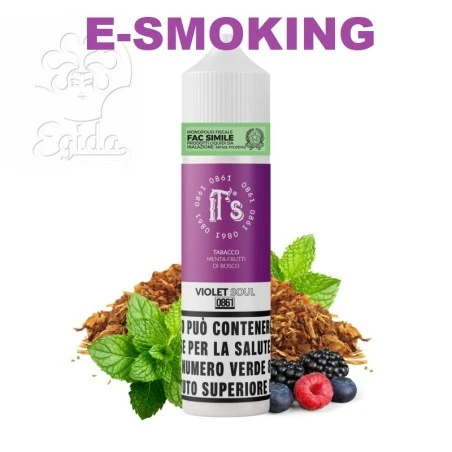 IT'S VIOLETTA SOUL AROMA SHOT 10/60ML TO BE PHARMA TABACCO AROMATIZZATO ALLA MENTA E FRUTTI DI BOSCO