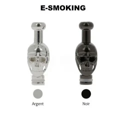 DRIP TIP SKULL DI METALLO ATTACCO 510 DIY UP