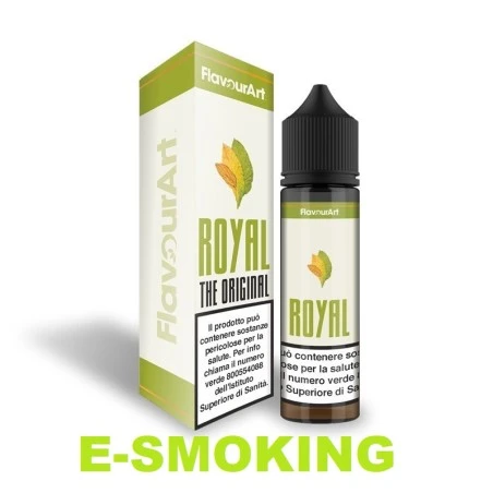 ROYAL THE ORIGINAL AROMA SCOMPOSTO 20 ML FLAVOURART TABACCO BIONDO CON NOTE MENTOLATE