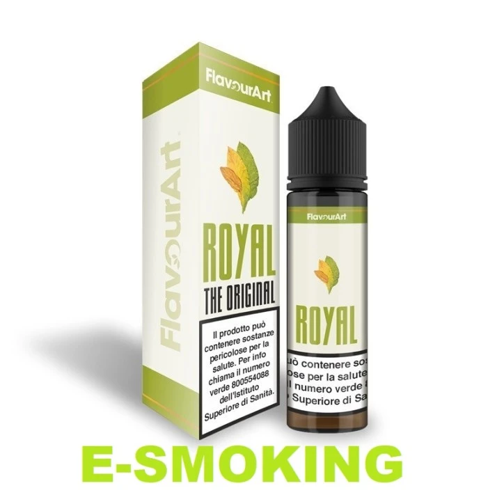 ROYAL THE ORIGINAL AROMA SCOMPOSTO 20 ML FLAVOURART TABACCO BIONDO CON NOTE MENTOLATE