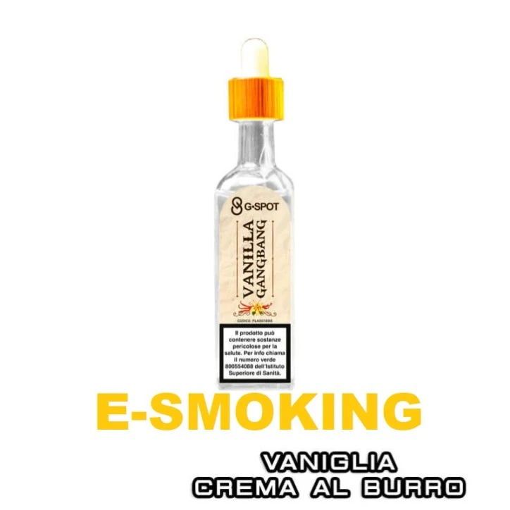 VANILLA GANGBANG SUPER PREMIUM AROMA SHOT 20 ML G-SPOT VETRO VANIGLIA BURRO