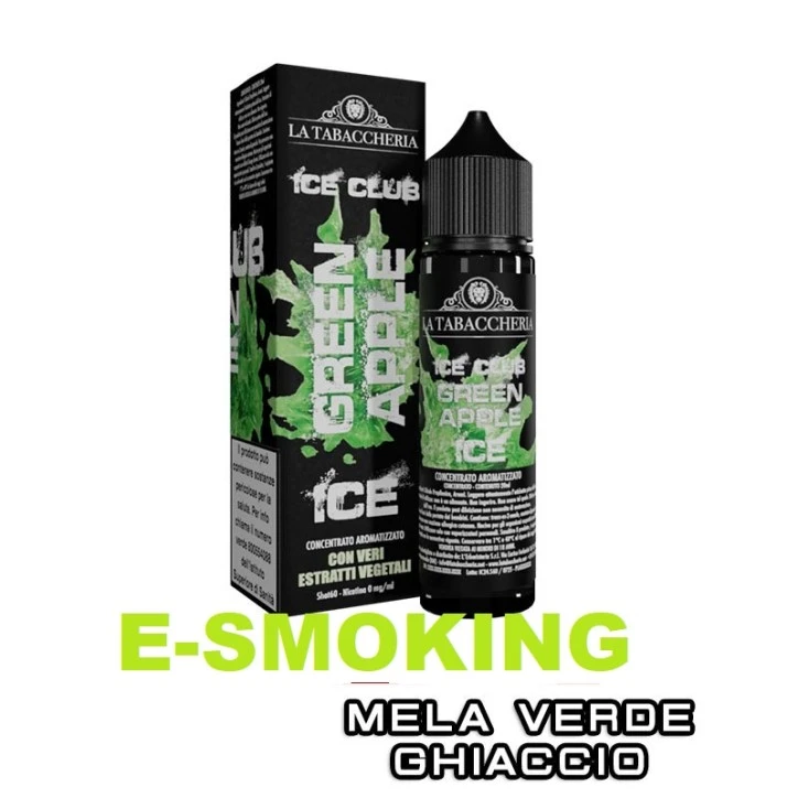 GREEN APPLE ICE 20ML – LA TABACCHERIA ICE CLUB AROMA MELA VERDE