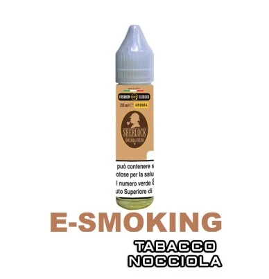 SHERLOCK NOCCIOLA CREAM AROMA SHOT 20ML FASHION VAPE CREMA NOCCIOLA TABACCO MICROFILTRATO FASCION VAPE 1 - E-Smoking di Fiacco M