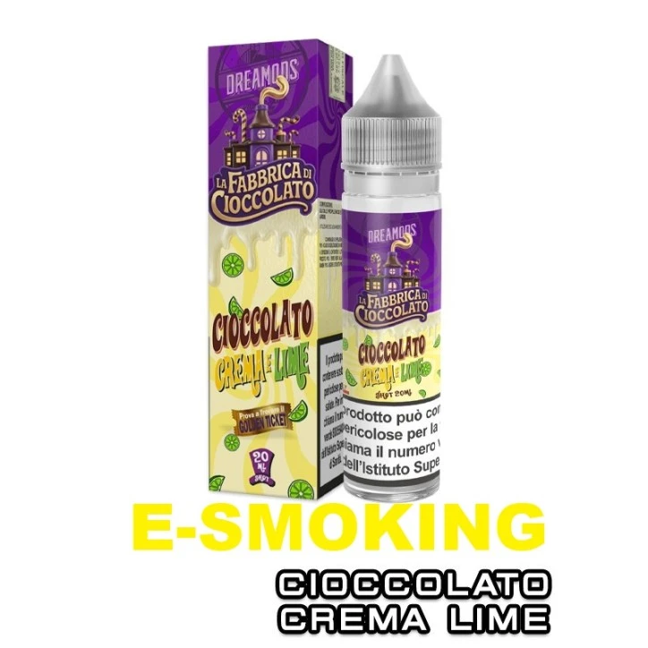 CIOCCOLATO CREMA E LIME LA FABBRICA DI CIOCCOLATO AROMA SHOT 20 ML DREAMODS