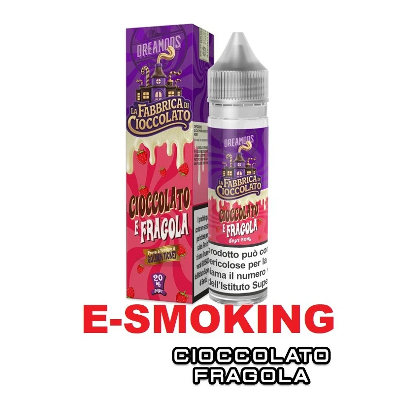 CIOCCOLATO E FRAGOLA LA FABBRICA DI CIOCCOLATO AROMA SHOT 20 ML DREAMODS DREAMODS 1 - E-Smoking di Fiacco Marco 