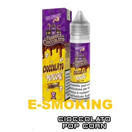 CIOCCOLATO E POP CORN LA FABBRICA DI CIOCCOLATO AROMA SHOT 20 ML DREAMODS DREAMODS 1 - E-Smoking di Fiacco Marco 