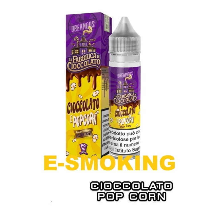 CIOCCOLATO E POP CORN LA FABBRICA DI CIOCCOLATO AROMA SHOT 20 ML DREAMODS