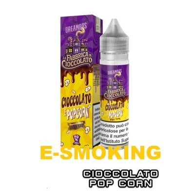 CIOCCOLATO E POP CORN LA FABBRICA DI CIOCCOLATO AROMA SHOT 20 ML DREAMODS DREAMODS 1 - E-Smoking di Fiacco Marco 