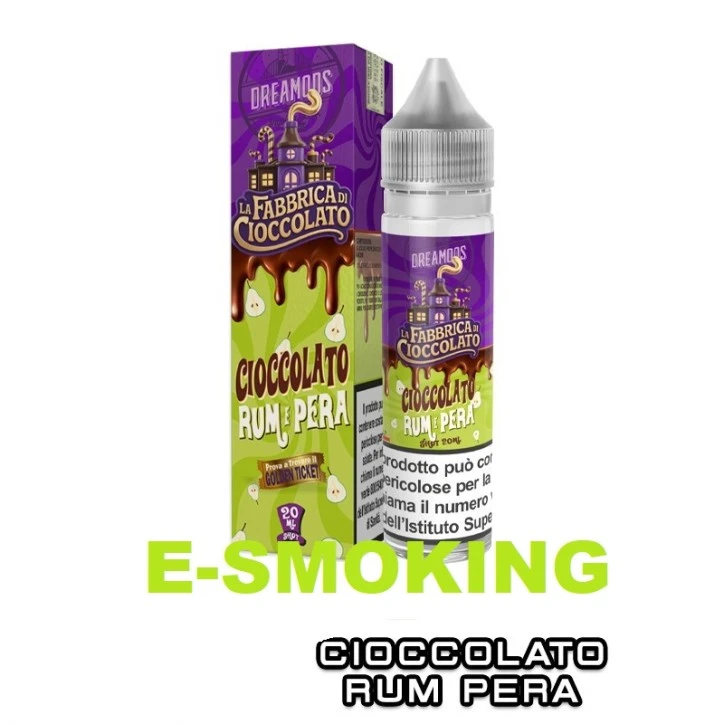 CIOCCOLATO RUM E PERA LA FABBRICA DI CIOCCOLATO AROMA SHOT 20 ML DREAMODS