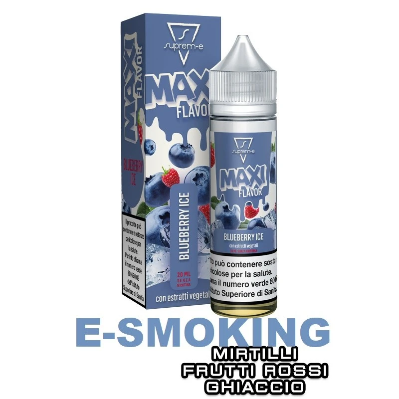 BLUEBERRY ICE MAXI FLAVORS MIX&VAPE 20ML SUPREM-E SUPREM-E 1 - E-Smoking di Fiacco Marco 