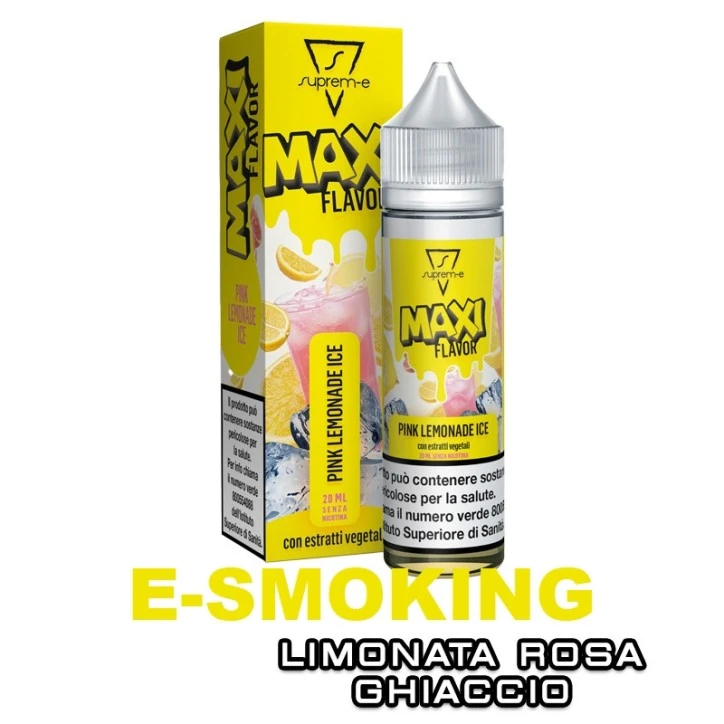 PINK LEMONADE ICE MAXI FLAVORS MIX&VAPE 20ML SUPREM-E LIMONATA ROSA ICE