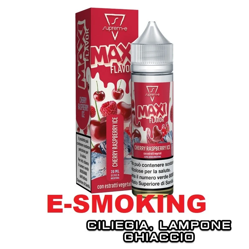 CHERRY RASPBERRY ICE MAXI FLAVORS MIX&VAPE 20ML SUPREM-E SUPREM-E 1 - E-Smoking di Fiacco Marco 