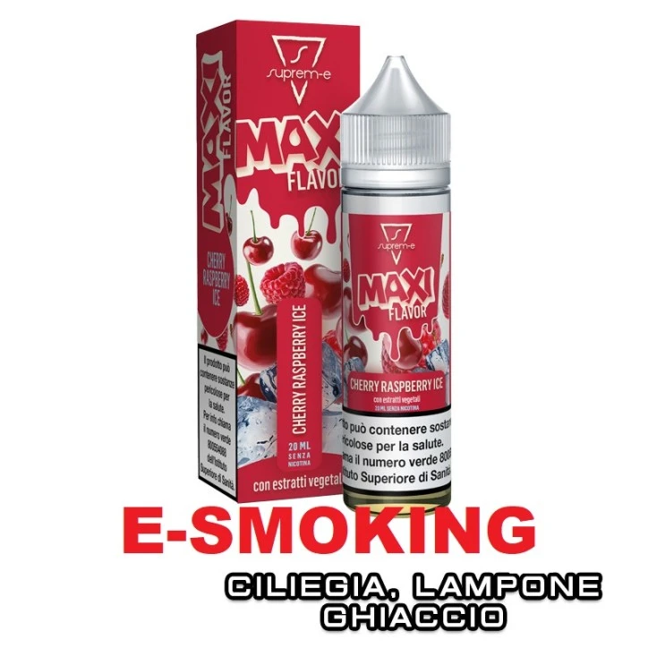CHERRY RASPBERRY ICE MAXI FLAVORS MIX&VAPE 20ML SUPREM-E