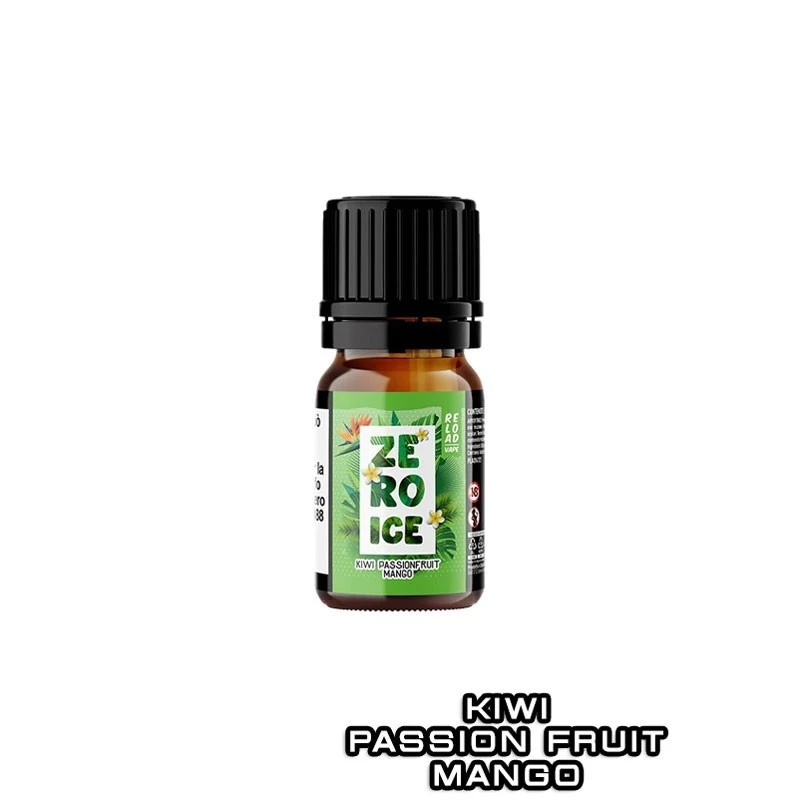 KIWI PASSION FRUIT MANGO ZERO ICE AROMA CONCENTRATO 10 ML RELOAD VAPE RELOAD VAPE 1 - E-Smoking di Fiacco Marco 