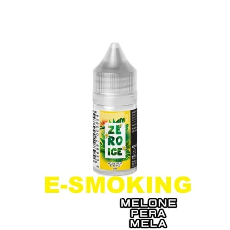 MELON PEAR APPLE ZERO ICE AROMA CONCENTRATO 10 ML RELOAD VAPE MELONE PERA MELA