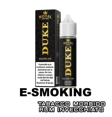 DUKE RESERVE RUM AROMA SHOT 10 ML IN 60 ML ROYAL BLEND TABACCO RUM ROYAL BLEND 1 - E-Smoking di Fiacco Marco 