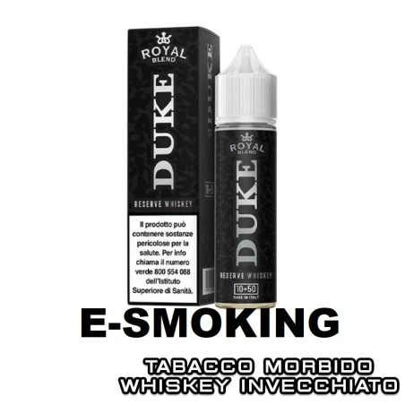 DUKE RESERVE WHISKEY AROMA SHOT 10 ML IN 60 ML ROYAL BLEND TABACCO WHISKY ROYAL BLEND 1 - E-Smoking di Fiacco Marco 