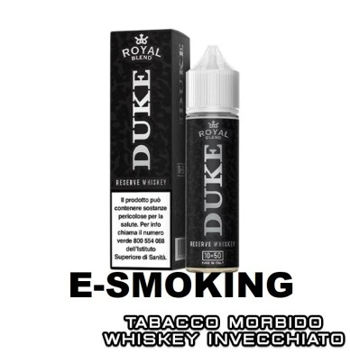 DUKE RESERVE WHISKEY AROMA SHOT 10 ML IN 60 ML ROYAL BLEND TABACCO WHISKY ROYAL BLEND 1 - E-Smoking di Fiacco Marco 