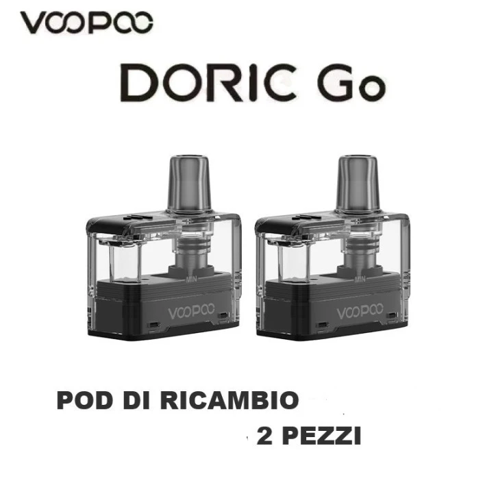  DORIC GO POD DI RICAMBIO  5ML  VOOPOO - 2 PEZZI