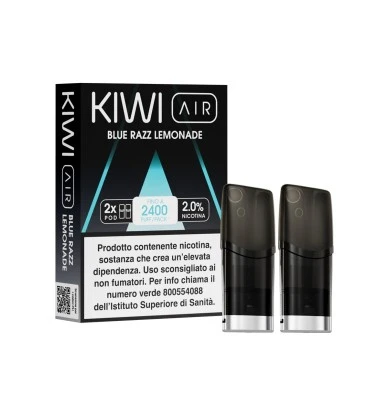 KIWI AIR 2PZ POD - BLUE RAZZ LEMONADE - 20 MG - TPD IT Kiwi Vapor 1 - E-Smoking di Fiacco Marco 