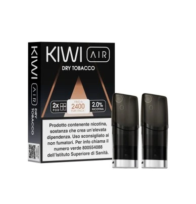 KIWI AIR 2PZ POD - DRY TOBACCO - 20 MG - TPD IT Kiwi Vapor 1 - E-Smoking di Fiacco Marco 