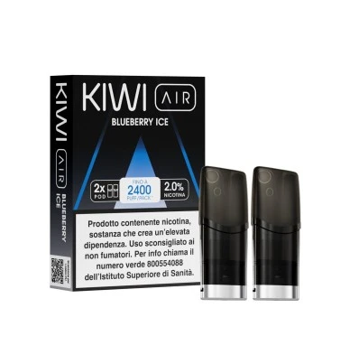 KIWI AIR 2PZ POD - BLUE BERRY ICE - 20 MG - TPD IT Kiwi Vapor 1 - E-Smoking di Fiacco Marco 