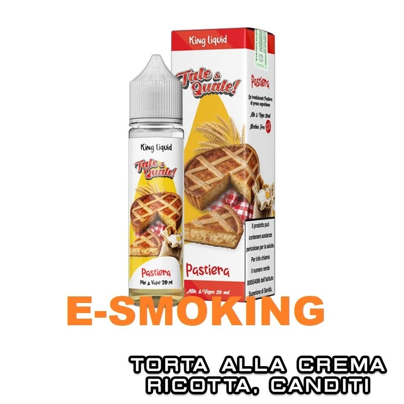 TALE & QUALE PASTIERA MIX&VAPE 20 ML KING LIQUID TORTA CREMA RICOTTA CANDITI KING LIQUID 1 - E-Smoking di Fiacco Marco 