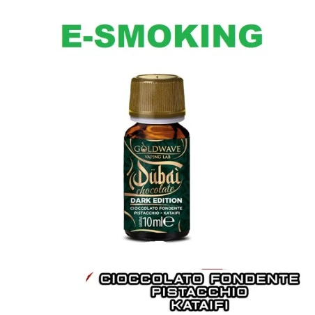 DARK EDITION DUBAI CHOCOLATE AROMA CONCENTRATO 10 ML GOLDWAVE GOLDWAVE VAPING LAB 1 - E-Smoking di Fiacco Marco 