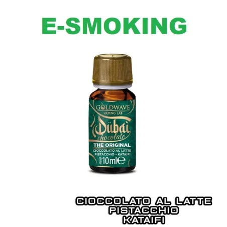 THE ORIGINAL DUBAI CHOCOLATE AROMA CONCENTRATO 10 ML GOLDWAVE GOLDWAVE VAPING LAB 1 - E-Smoking di Fiacco Marco 