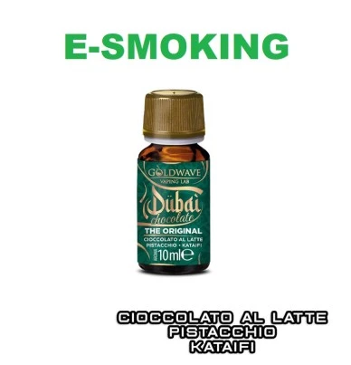 THE ORIGINAL DUBAI CHOCOLATE AROMA CONCENTRATO 10 ML GOLDWAVE GOLDWAVE VAPING LAB 1 - E-Smoking di Fiacco Marco 