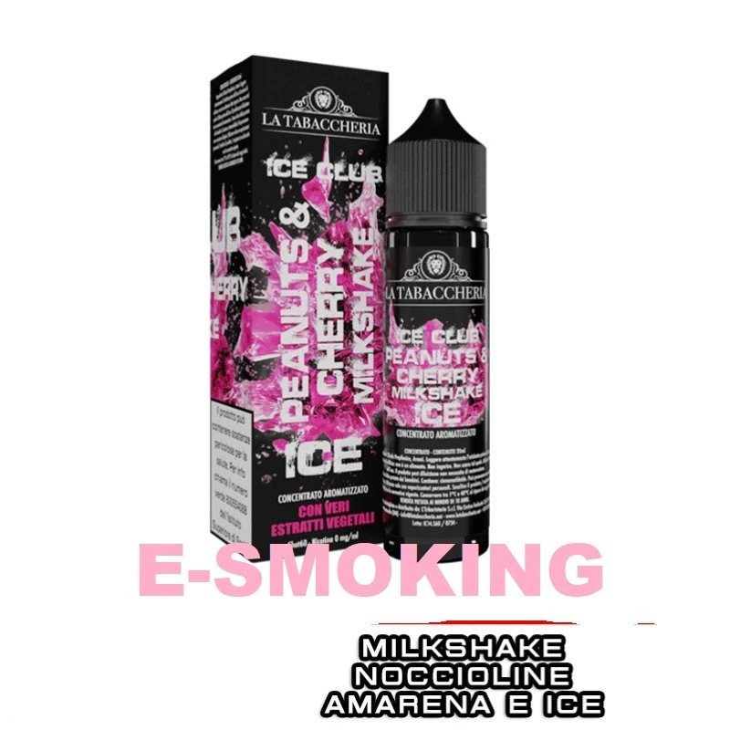 ICE CLUB PEANUT&CHERRY MILKSHAKE ICE AROMA SHOT 20 ML LA TABACCHERIA LA TABACCHERIA 1 - E-Smoking di Fiacco Marco 