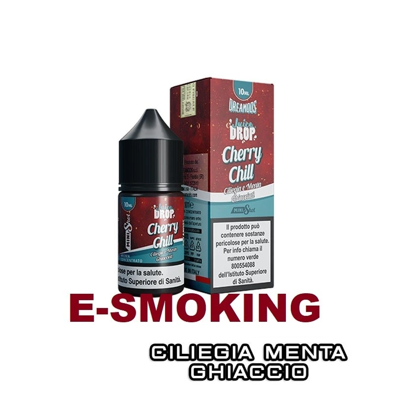 CHERRY CHILL JUICE DROP MINI SHOT 10 10 ML DREAMODS CILIEGIA MENTA ICE DREAMODS 1 - E-Smoking di Fiacco Marco 
