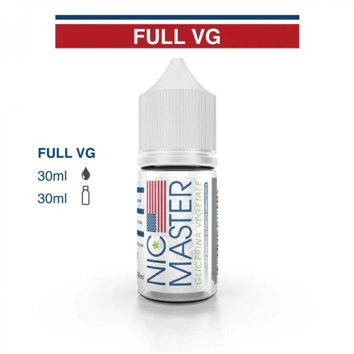 GLICERINA VEGETALE 30 ML  IN FLACONE CHUBBY DA 30 ML NIC MASTER