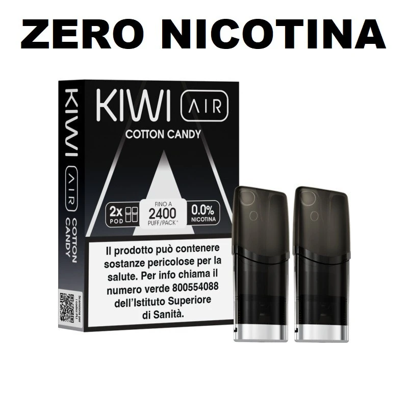 KIWI AIR 2PZ POD - COTTON CANDY 00 MG - TPD IT Kiwi Vapor 1 - E-Smoking di Fiacco Marco 