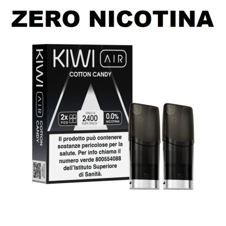 KIWI AIR 2PZ POD - COTTON CANDY 00 MG - TPD IT Kiwi Vapor 1 - E-Smoking di Fiacco Marco 