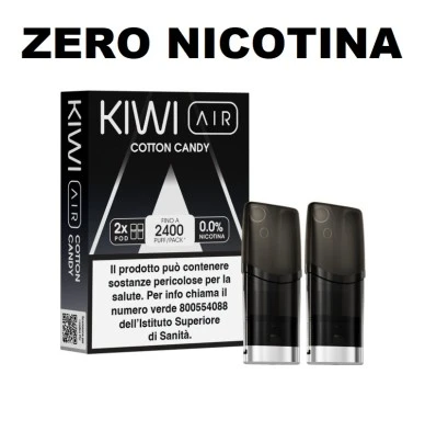 KIWI AIR 2PZ POD - COTTON CANDY 00 MG - TPD IT Kiwi Vapor 1 - E-Smoking di Fiacco Marco 