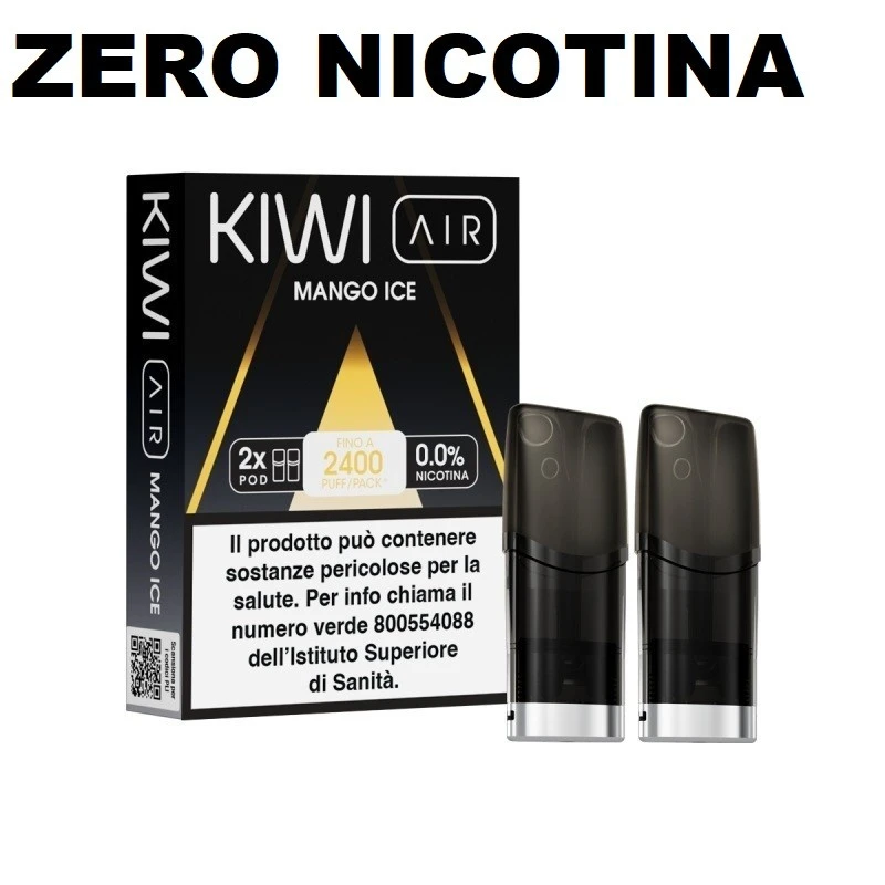 KIWI AIR 2PZ POD - MANGO ICE - 00 MG - TPD IT Kiwi Vapor 1 - E-Smoking di Fiacco Marco 